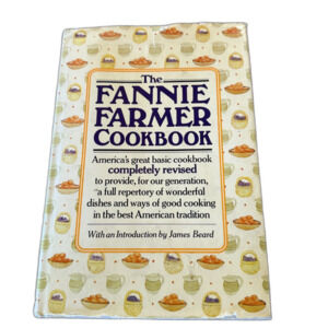 Vintage Fanny Farmer Cookbook Twelfth Edition 1979 HC DJ torn on backside corner